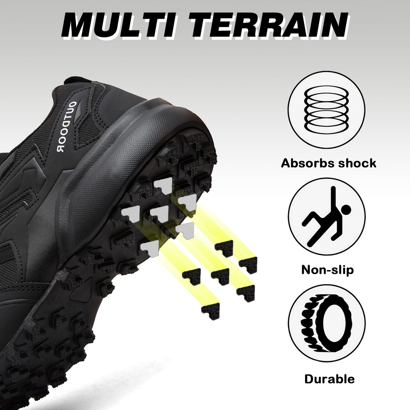 Traillaufschuhe Herren Laufschuhe Straßenlaufschuhe Wanderschuhe Leicht Trekkingschuhe Walkingschuhe Sportschuhe Sneaker Outdoor Fitnessschuhe