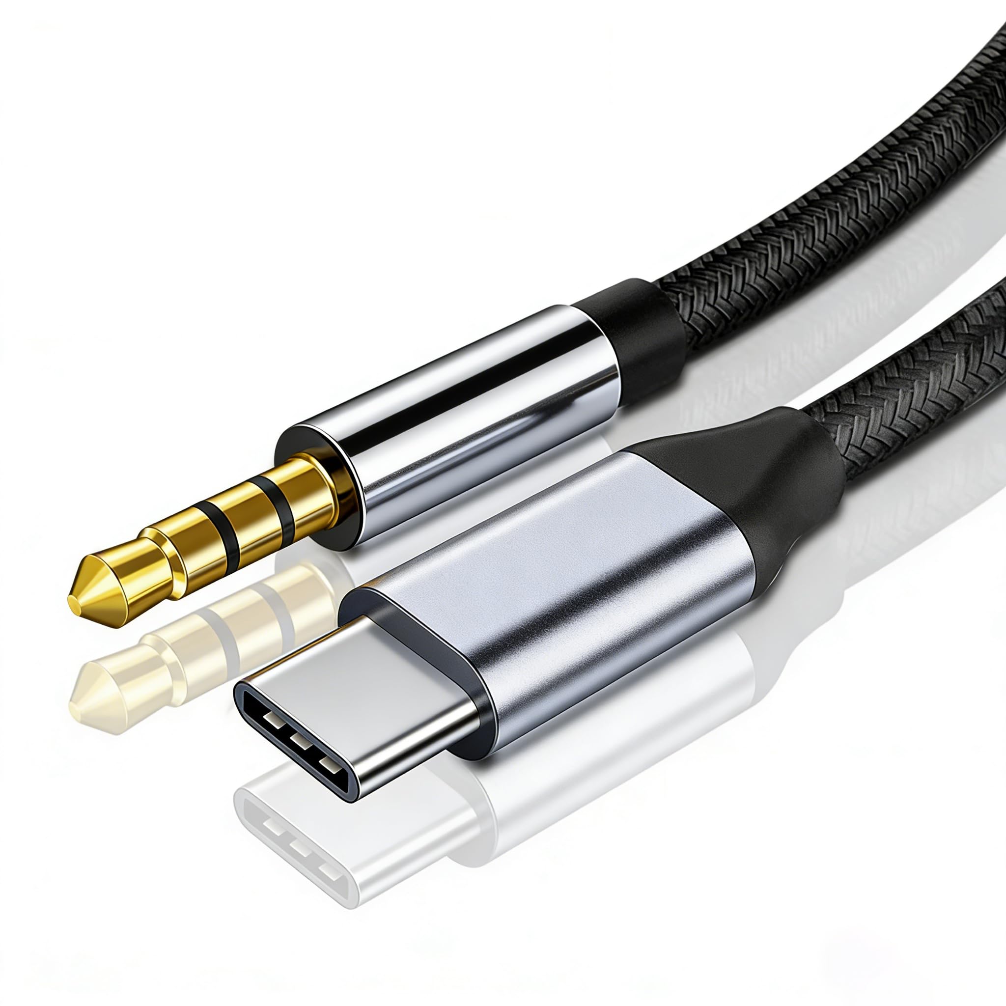 Cable de audio USB C a 3.5 mm para iPhone 15 16 17 Pro Max y auriculares 8