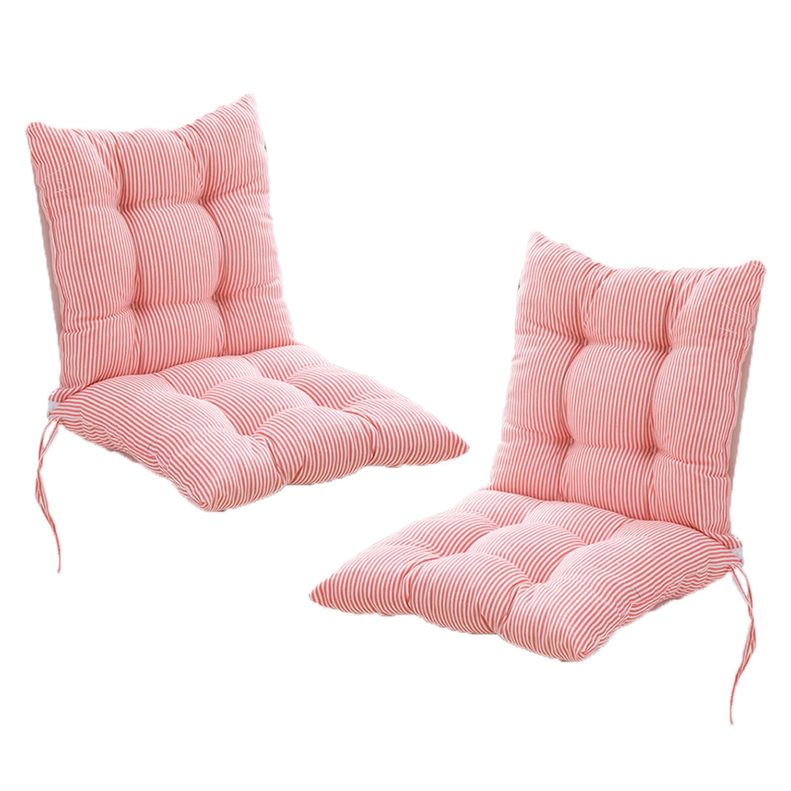 Set Of 2 Garden Chair Cushions With Back Cushion 40 X 80 X 7cm High Back Cushion Chair Cushion For Outdoors And Indoors — image 1