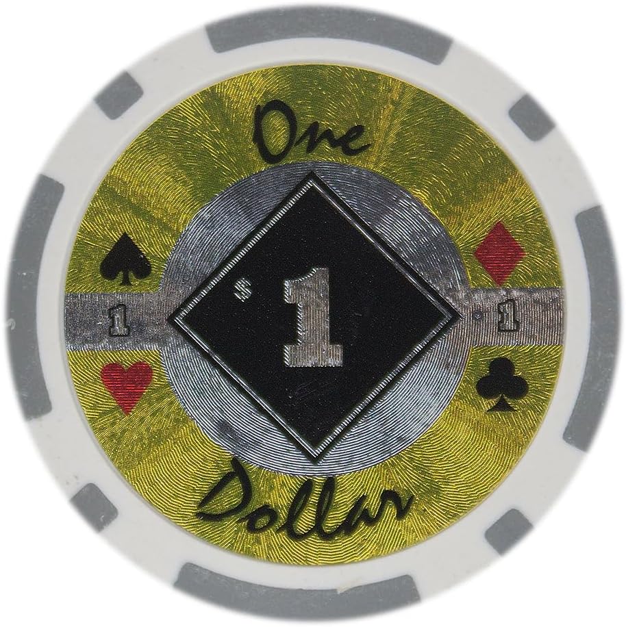 Fichas de Poker Black Diamond 14g, 50 Unidades miniatura 1