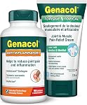 Genacol Anti-Inflammatoire – Curcuma Curcumine & Collagène, Approvisionnement de 50 Jours | Supplément Articulaire Curcuma Curcumine avec BioPerine & Peptides de Collagène, Soulagement de la Douleur de l'Ostéoarthrite, 150 Capsules