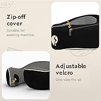 Vista 7 de Almohada cervical Airplane - Almohada de viaje - Espuma viscoelástica cómoda y ergonómica - Almohada de avión con soporte de cabeza y cuello de 360°