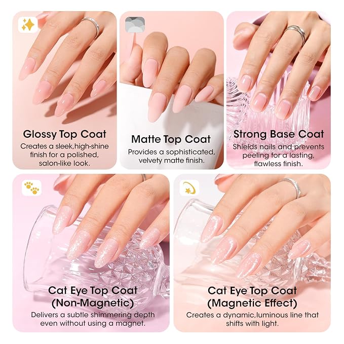 Set Gellen Esmalte de Gel 24pcs 20 Colores Pastel Brillante miniatura 3