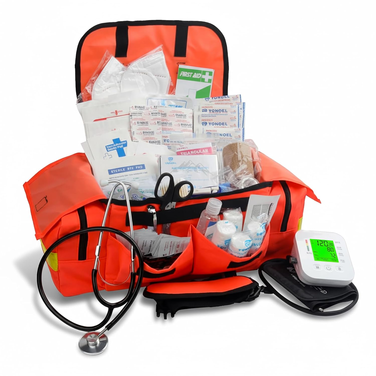EMT 1st 362 Pcs Emergency Responder First Aid Kit with 40 Unique Items & First Aid Guide Book, Large First aid kit for ca... - Review, Price and Buying Guide