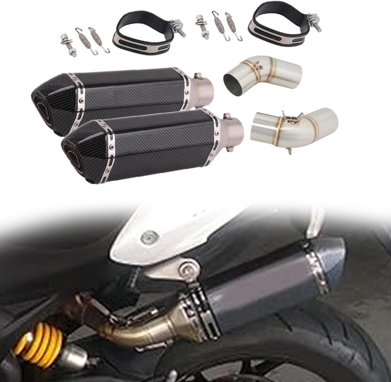 排気マフラー オートバイアクセサリー マフラー サイレンサーパイプ