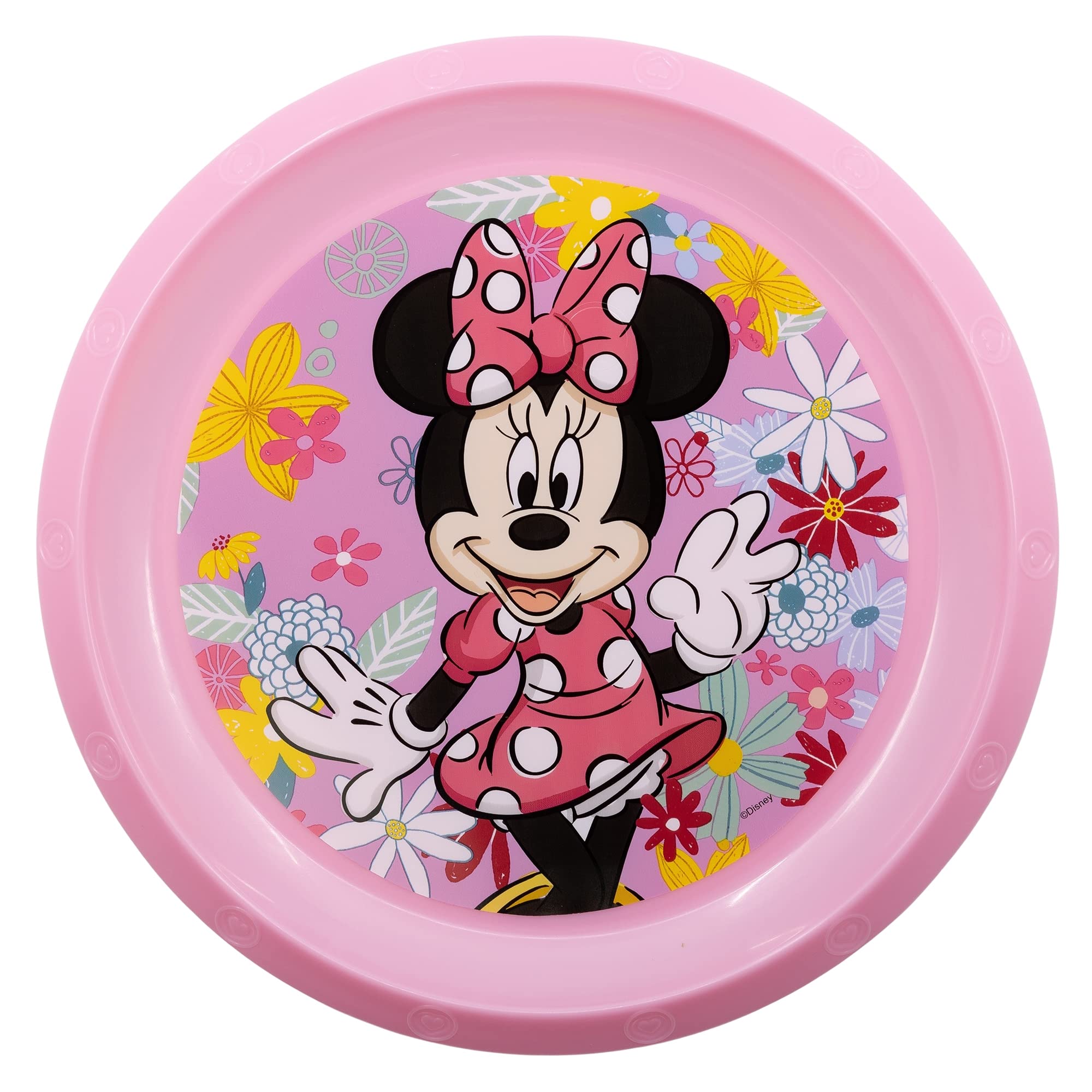 STOR EASY PP PLATE MINNIE MOUSE SPRING LOOK