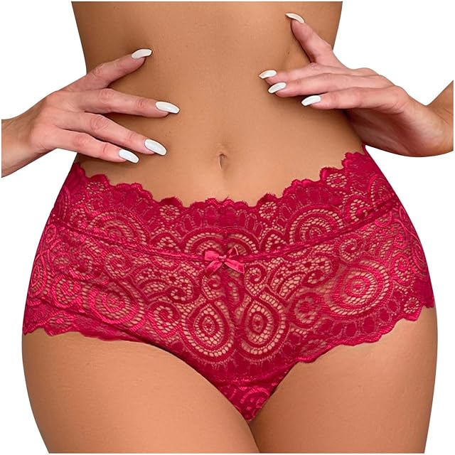 Panties for Women Underwear Sexy Lace Boyshort Hipster High Waisted Cheeky Panties Seamless Invisible Bikini Briefs