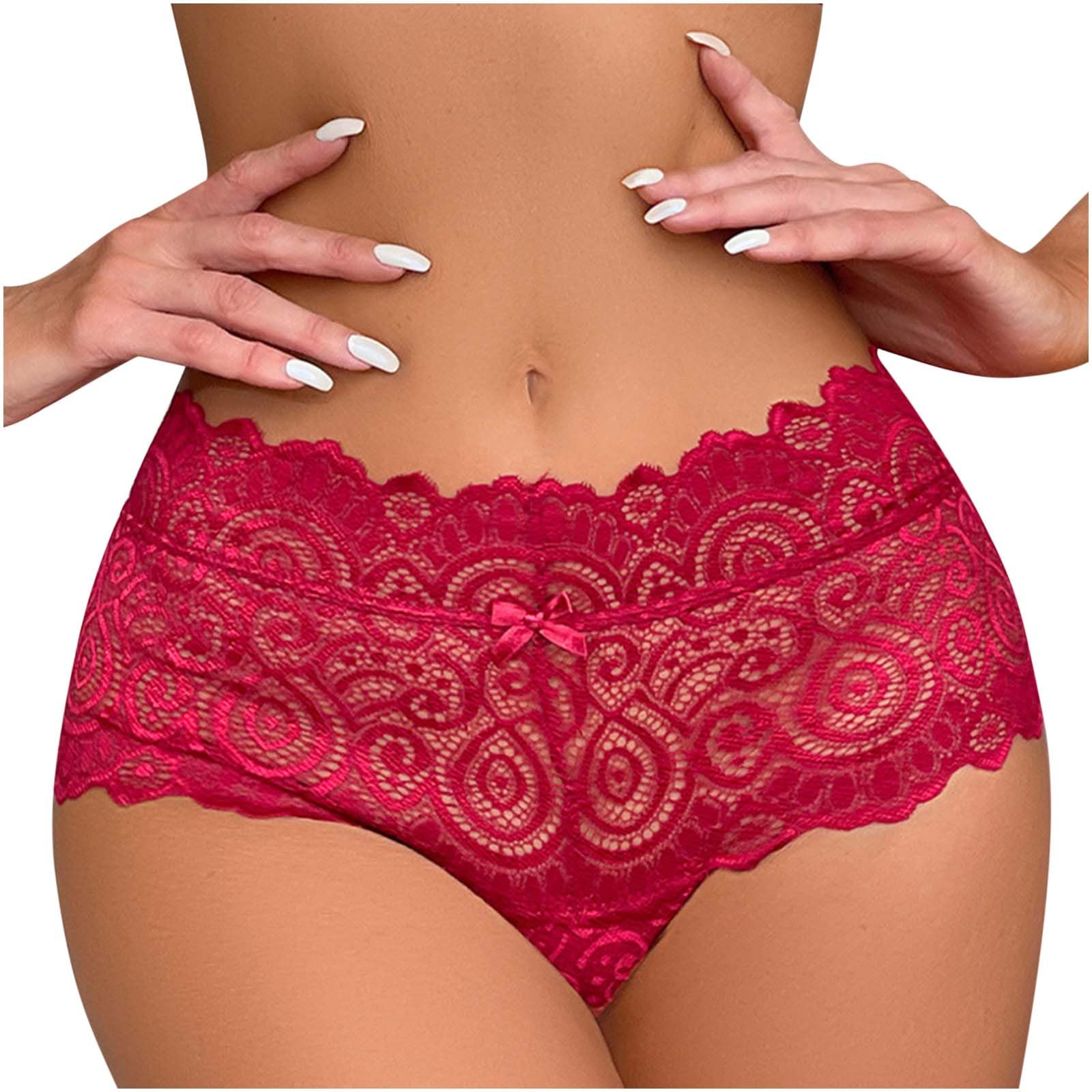 Panties for Women Underwear Sexy Lace Boyshort Hipster High Waisted Cheeky Panties Seamless Invisible Bikini Briefs