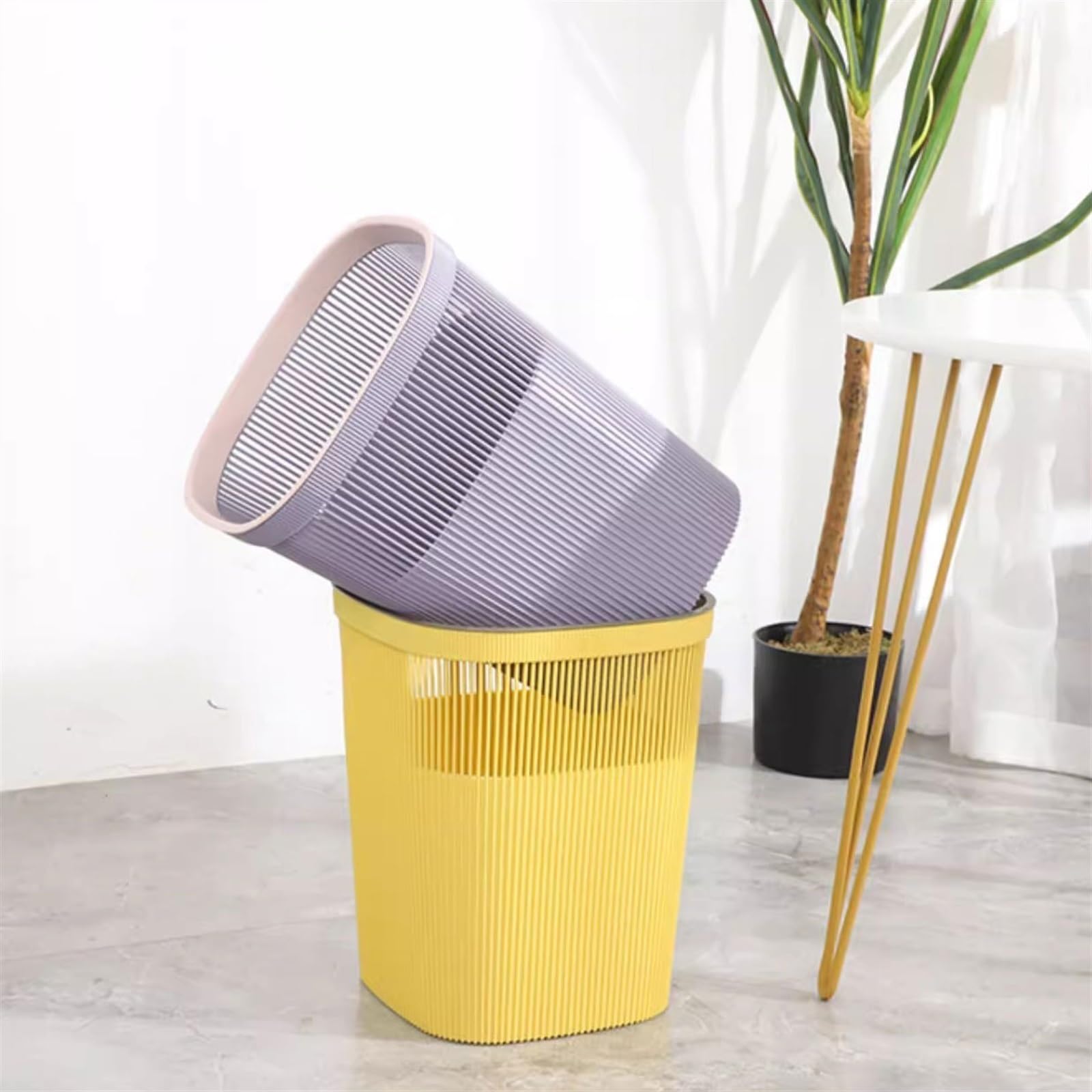Pattumiera da Cucina Pattumiera per Uso Domestico Cucina di Grande capacità Pattumiera da Bagno Soggiorno Camera da Letto Cestino per la Carta straccia da Ufficio Pattumiera da Bagno