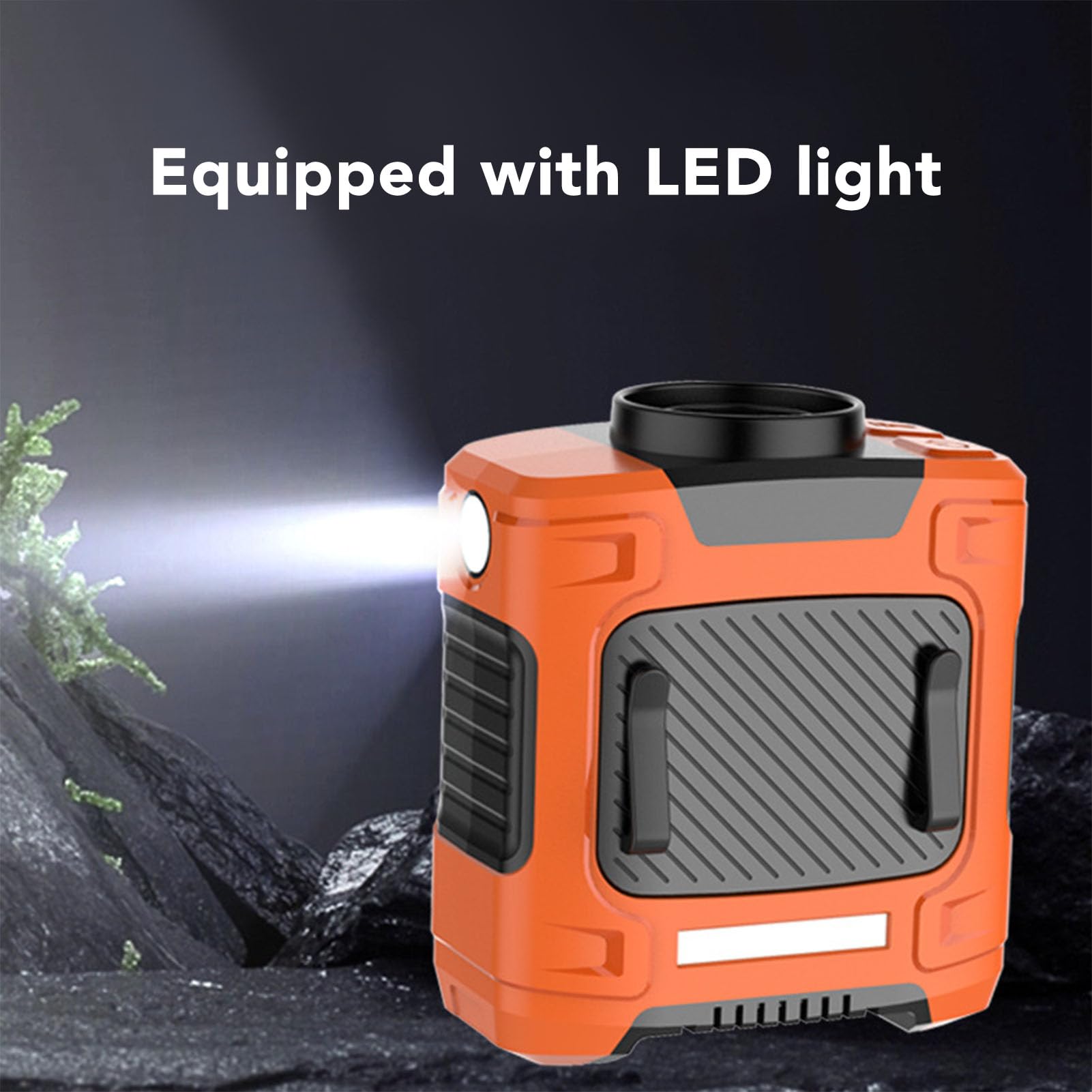 Ventilatore Vita, Ventilatore Portatile Personale 3 velocità 15500 Giri/min Forte Flusso d'Aria, 26 Ore di Lavoro, Batteria Ricaricabile 10000 mAh, Ventola di