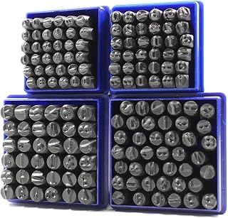 36Pcs Steel Number & Letter Punch Set for Leather, Metal, Wood, Crafts Stamping Tool