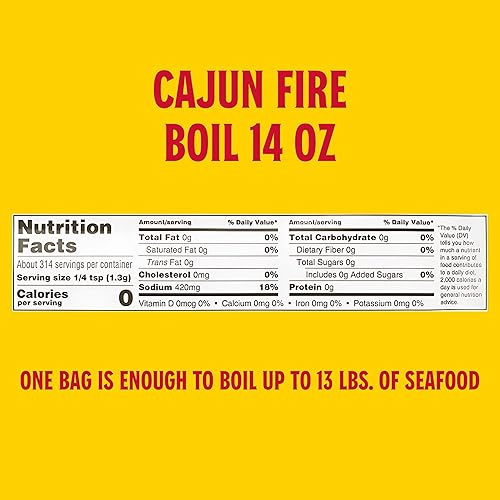 Miniatura 3 de Louisiana Fish Fry, Cajun Fire Boil, 14 oz (paquete de 1)