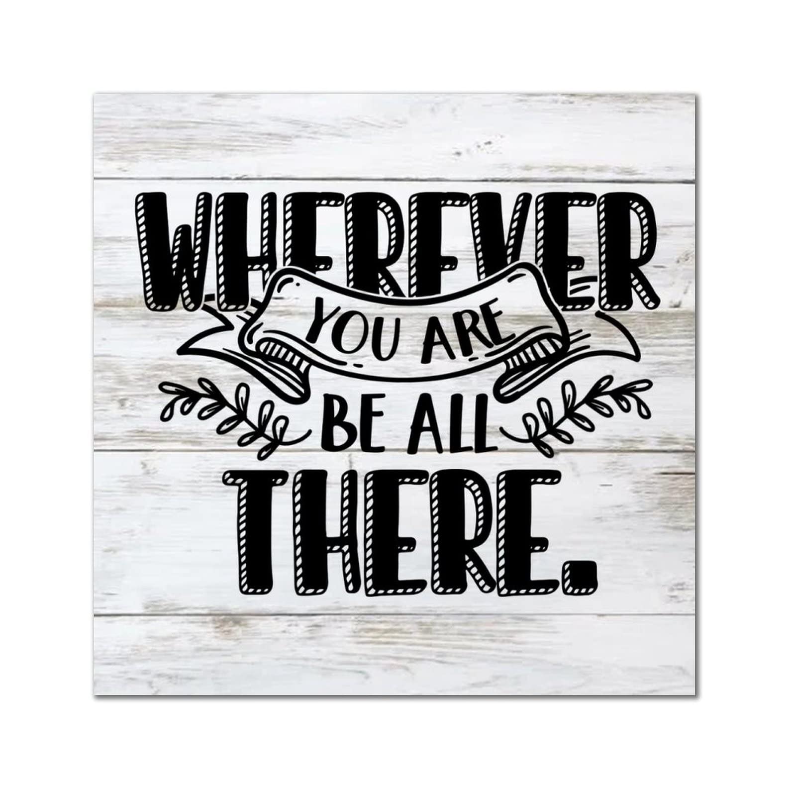 Sublimez un mur vide avec la plaque murale en bois Wherever You are