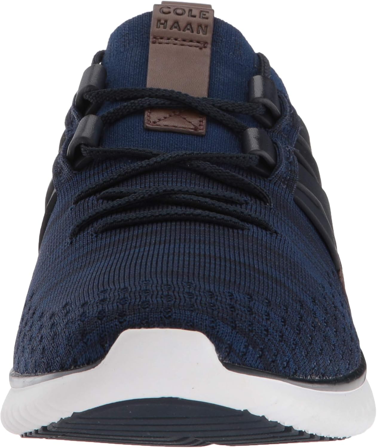 Cole Haan Men's Grand Motion Stitchlite Woven Sneaker 7 Navy Ink/Peony Knit/British Tan/Optic White