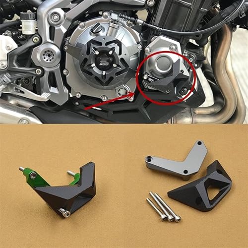 Miniatura 3 de Engine Guard Motorcycle Accessories Guard from Engine Protective Cover Fairing Guard Sliders Crash Pad for Kawasaki Z900 Z1000 Sliders (Color  Black)