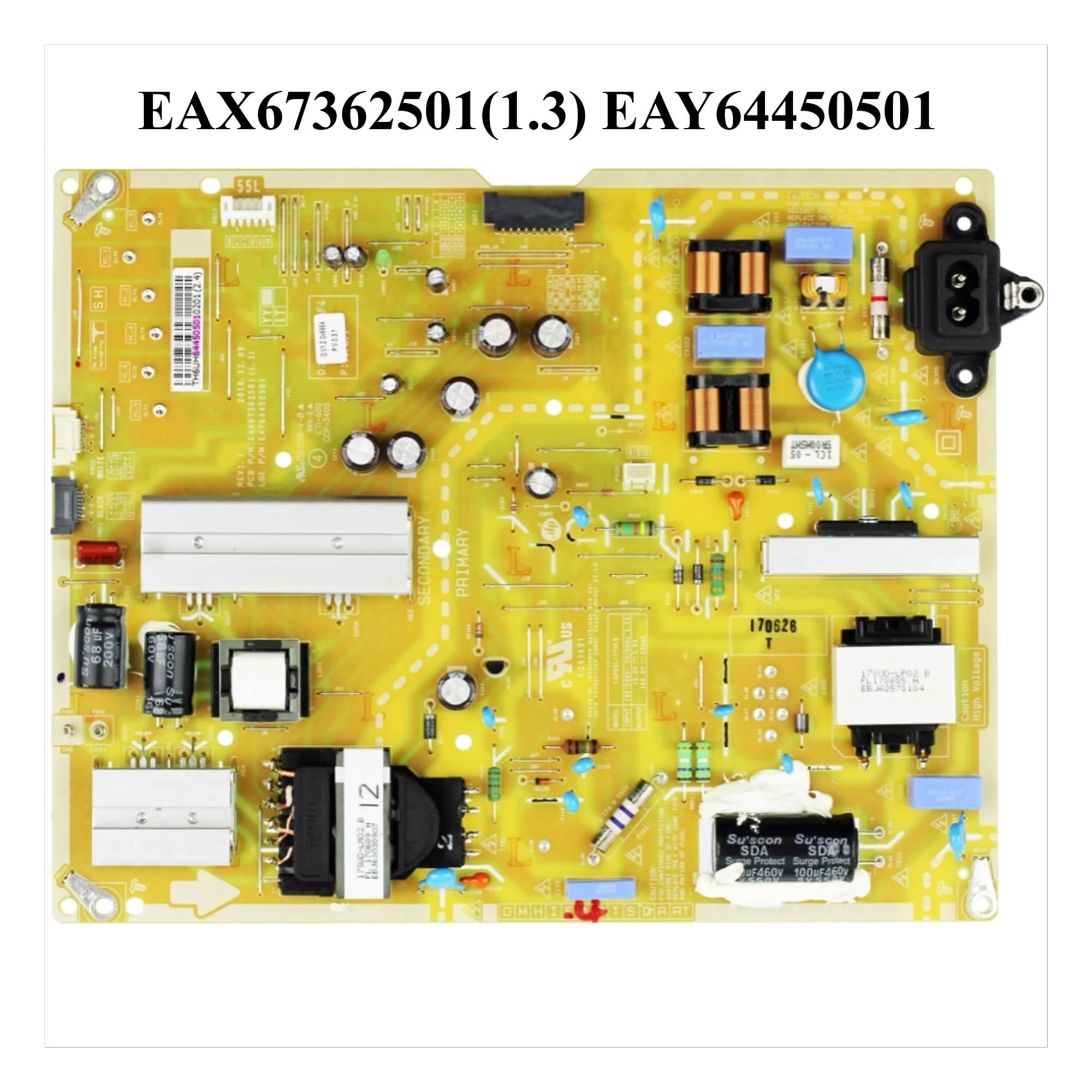 KLUFO EAX67362501(1.3) EAY64450501 Zasilanie dla 55UJ654T 55UJ651V 55UJ6540 55UH670V 55UJ6540-UB 55UJ6500-CB 55UK6500A-UA 55UK666500AUA TV