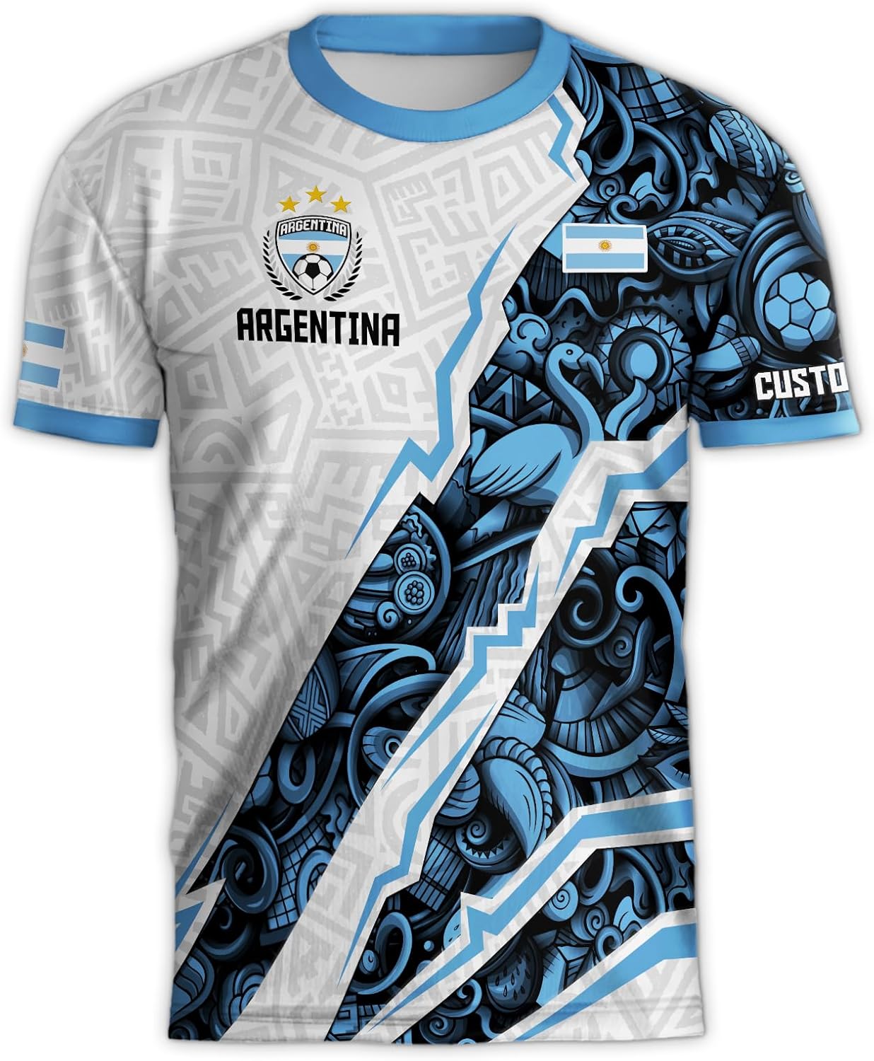 Customized Jersey Argentina, Custom Argentinian Soccer Jersey, Argentina Jersey Men, Retro Soccer Jerseys for Men