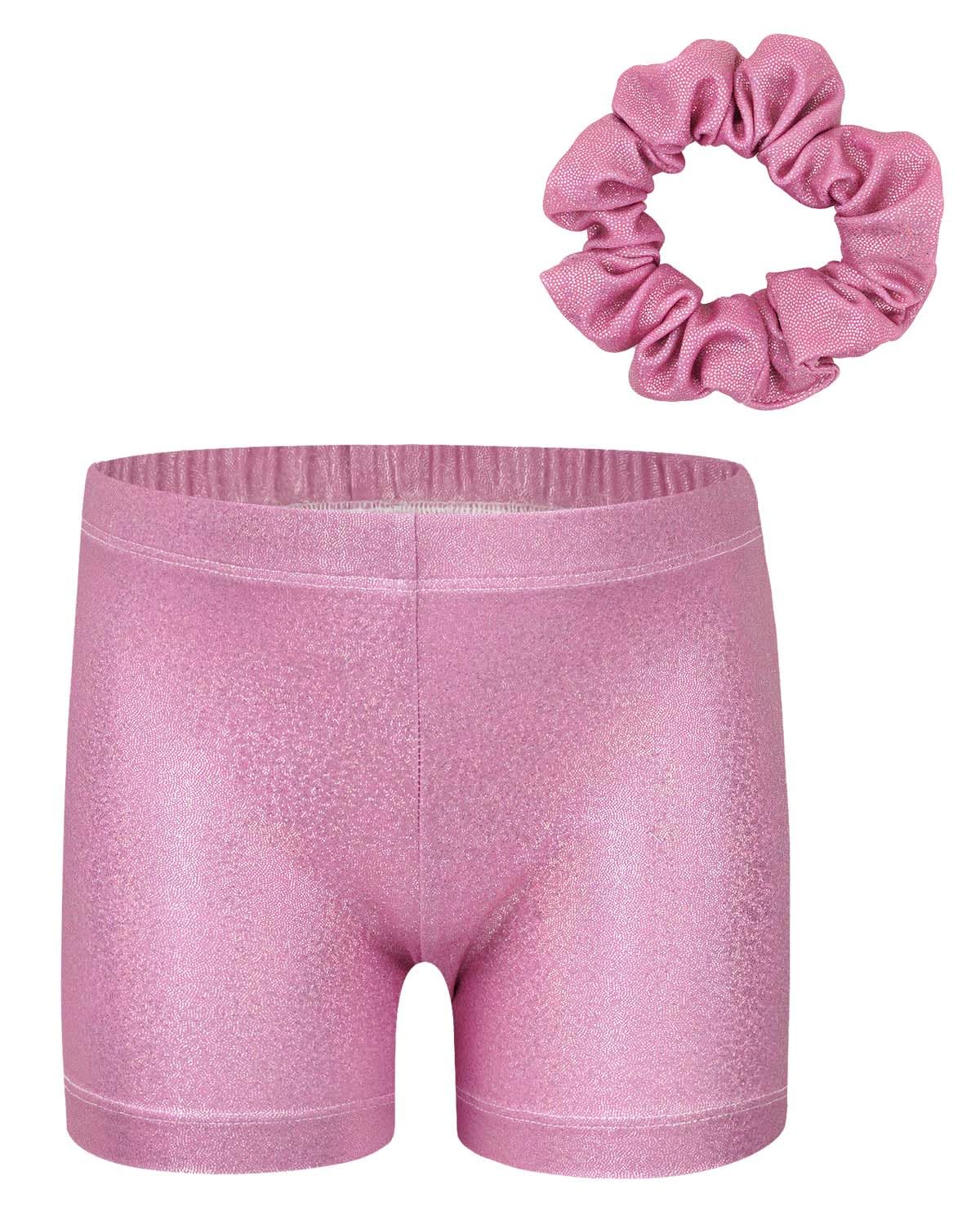 Gogokids - Set da ginnastica in 3 pezzi, con scollo a Y, senza maniche, con pantaloncini e fascia, con motivo a blocchi di colore blu e viola, 3-12 anni