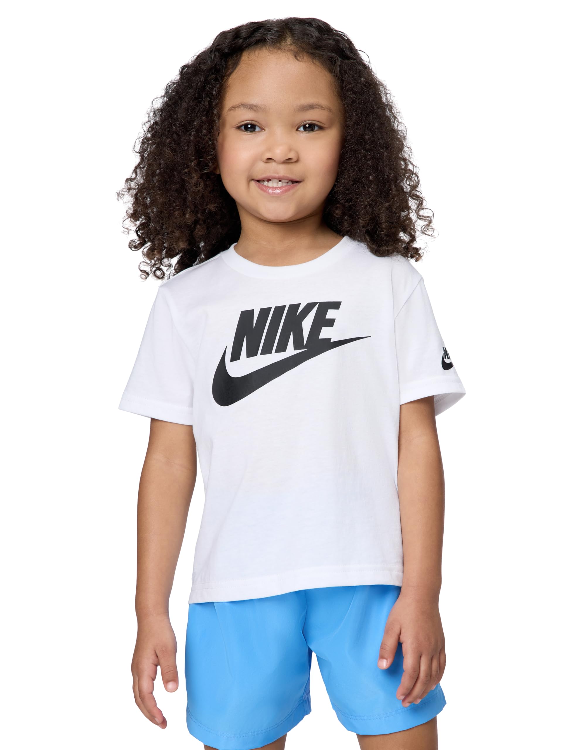 Nike Unisex Toddler White Kids Futura Evergreen T-Shirt In 2 - 3 Years By Childsplay Clothing