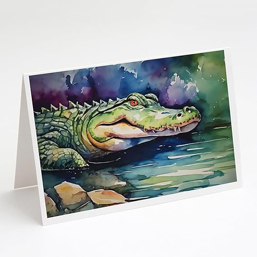 Miniatura 21 de Caroline's Treasures DAC2871GCA7P - Tarjetas de felicitación de bisonte americano, paquete de 8 tarjetas en blanco con sobres, tamaño A7, 5 x 7