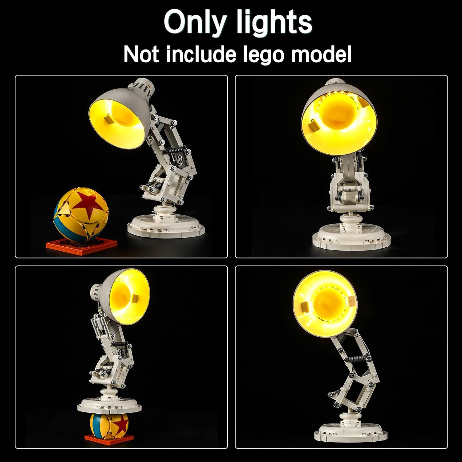 LED Light Kit Compatible with Lego Disney Pixar Luxo Jr., Compatible with Lego 21357 (Lights Only, No Models) image 3