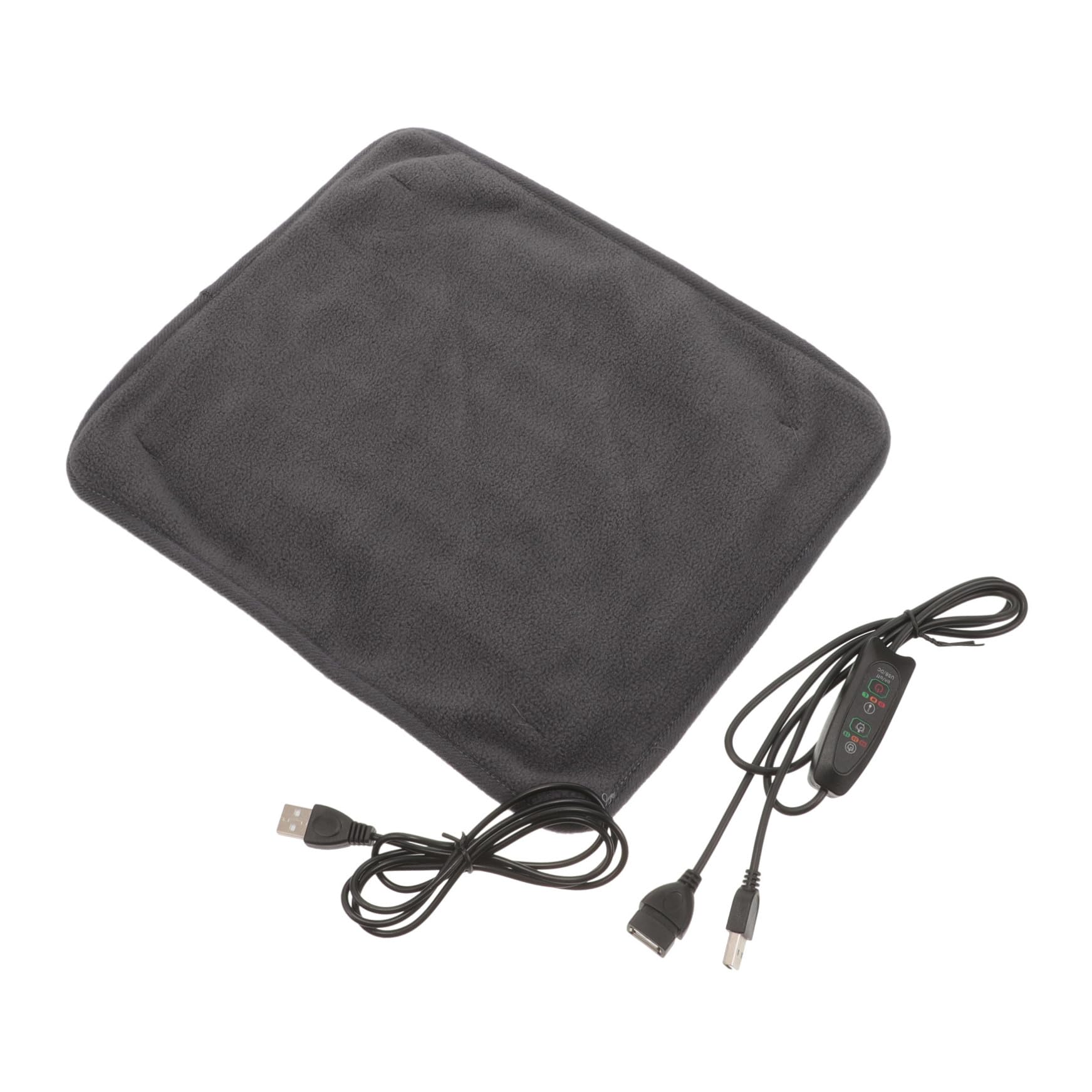 HEMOTON Verstellbare Heizmatte Für Haustiere USB-heizkissen Für Hunde Und Katzen Für Sofa Bett Und Reisen Mit Temperaturkontrolle Und Abnehmbarem Bezug in Tiefgrau