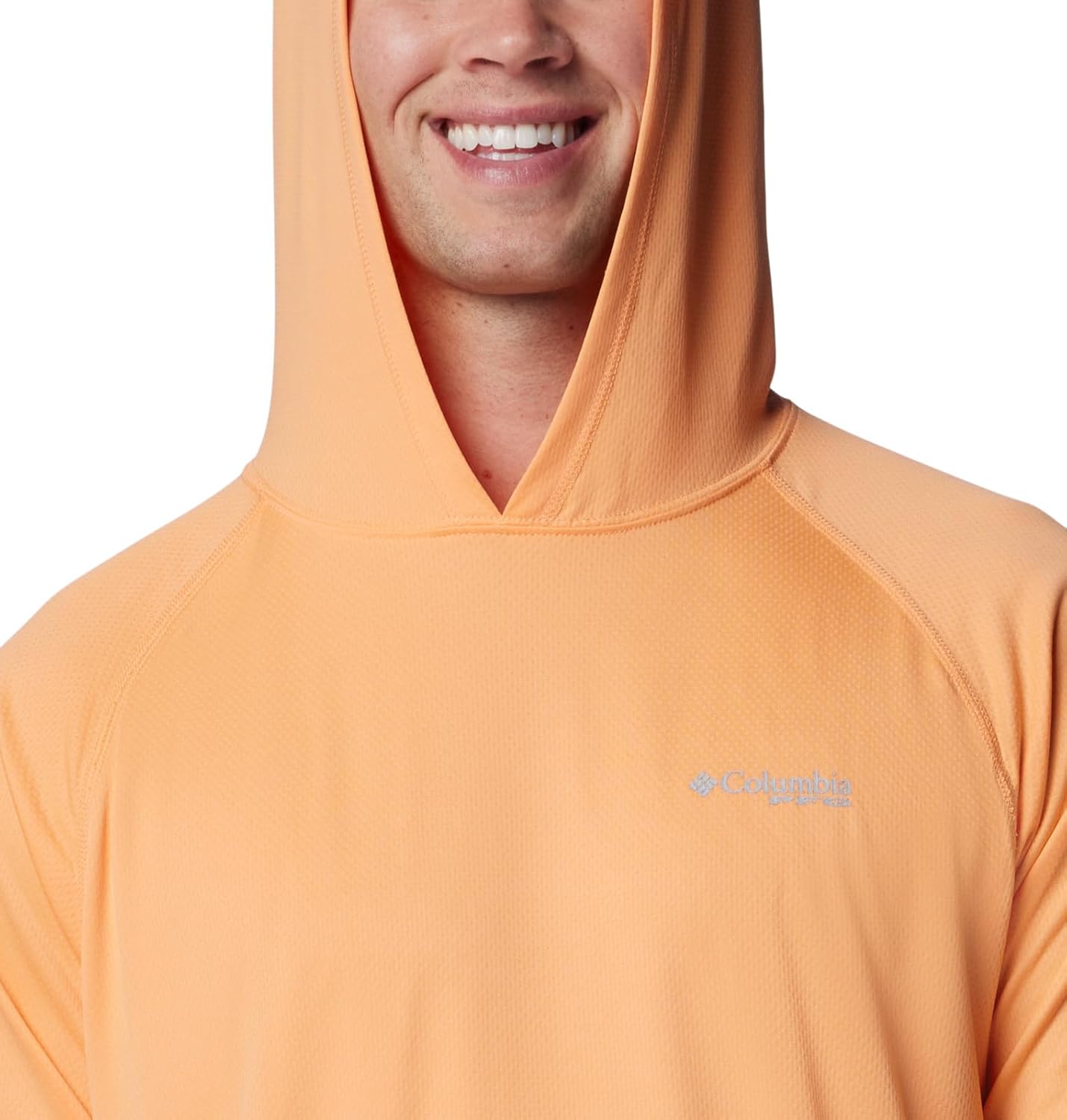Columbia Men's PFG Solar Stream Hoodie, Bright Nectar, XX-Large - Image 4