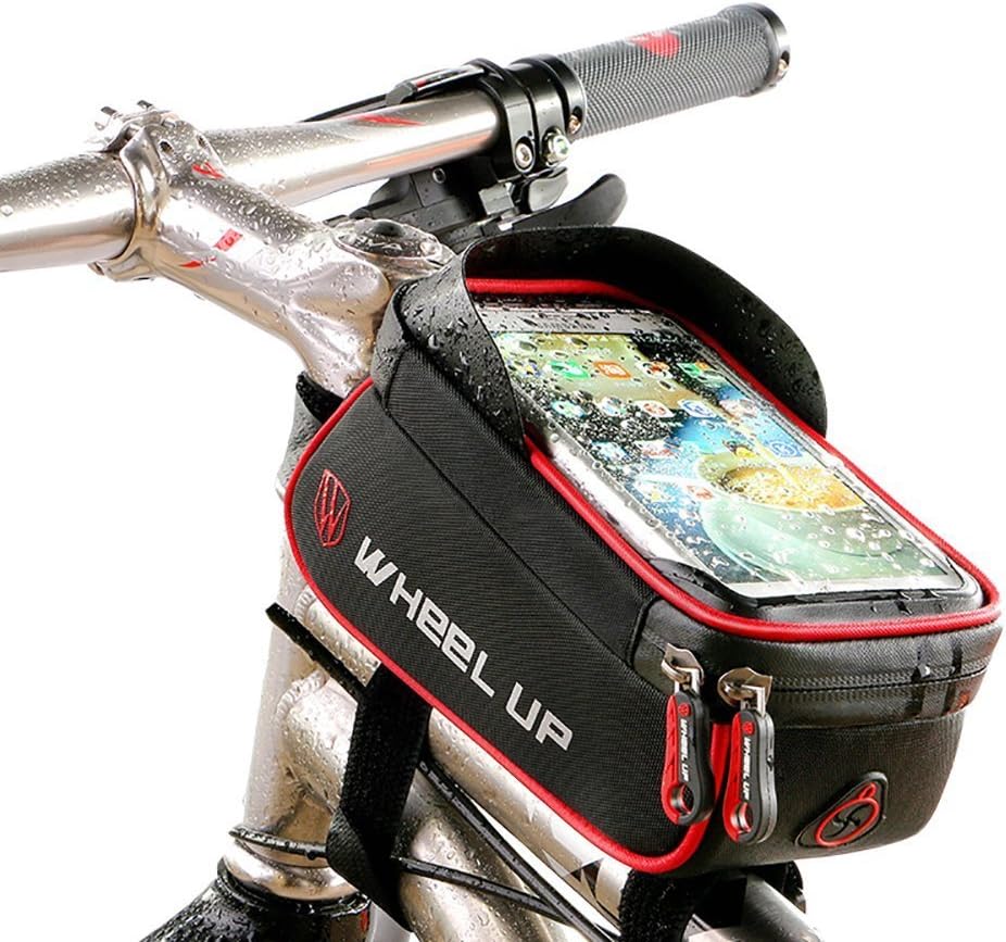 MOOZO Bike Frame Bag, Rainproof Bicycle Cycling Front Top
