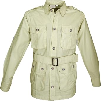 Tag Safari Jacket for Men, Lightweight, Multi Pockets, Perfect for Explorers, Photographers and Journalists
