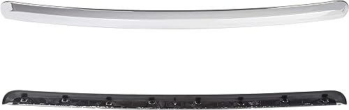 Miniatura 7 de ECOTRIC Moldura para capó de camión compatible con GMC Sierra 1500 2500HD 3500HD 2007-2013 Reemplazo para GM1235109 10385156 (sin rejilla cromada)