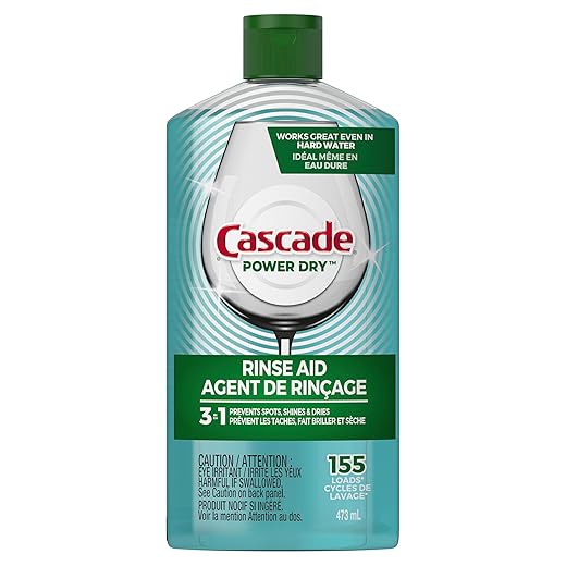 Cascade Power Dry Dishwasher Rinse Aid, 16 fl oz