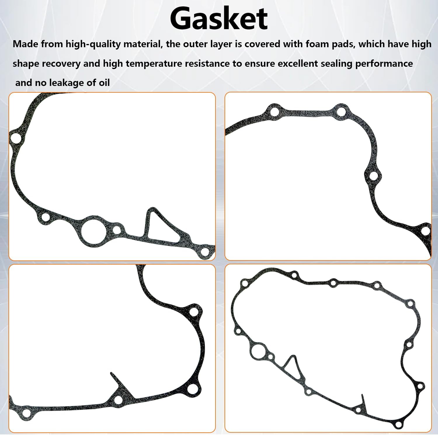 Clutch Friction Plate Steel Disc Kit and Gasket Springs Fit for CRF150R CRF150RB 2007-2023 22201-GBF-B40 22321-KSE-670 11394-KSE-670