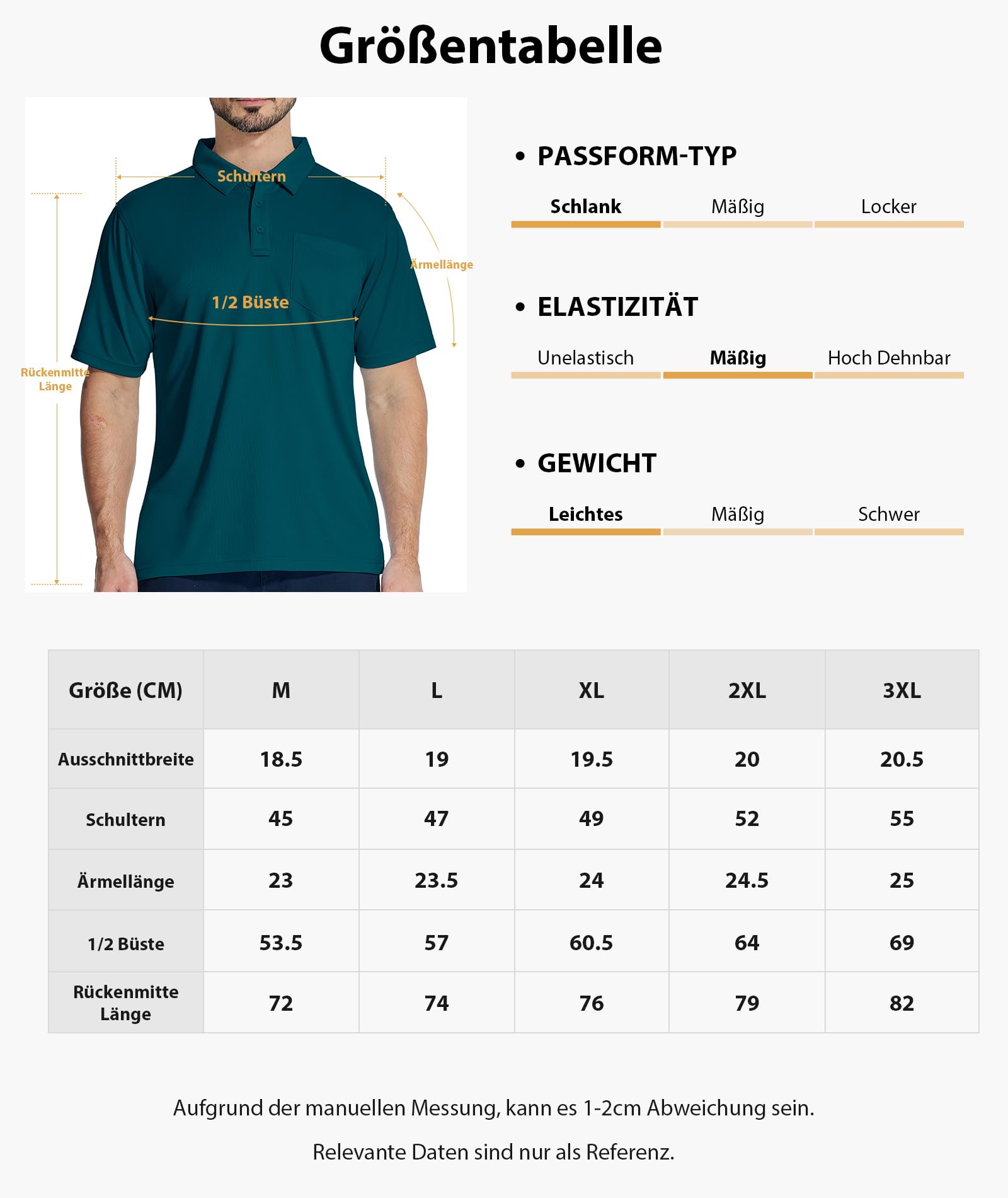 SwissWell 2 Pezzi Polo Uomo Manica Corta Estiva Golf T-Shirt Traspirante Tennis Maglietta Polo Shirt