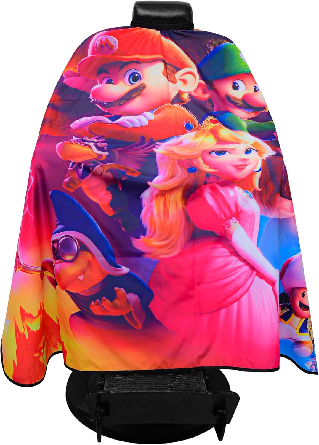Super Mario All-Stars Edition Barber Cape, Professional Barber & Salon Cape, Barber Haircut Waterproof Cape Cover for Children, Baby, Toddler, Boys Salon Hair Cut Capes