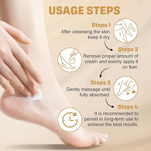 Miniatura 4 de Clyecfra 60% Crema de Urea con 2% Ácido Salicílico, Crema de Urea 60 Por Ciento para Pies y Manos - Hidratante de Fuerza Máxima para Piel Áspera,