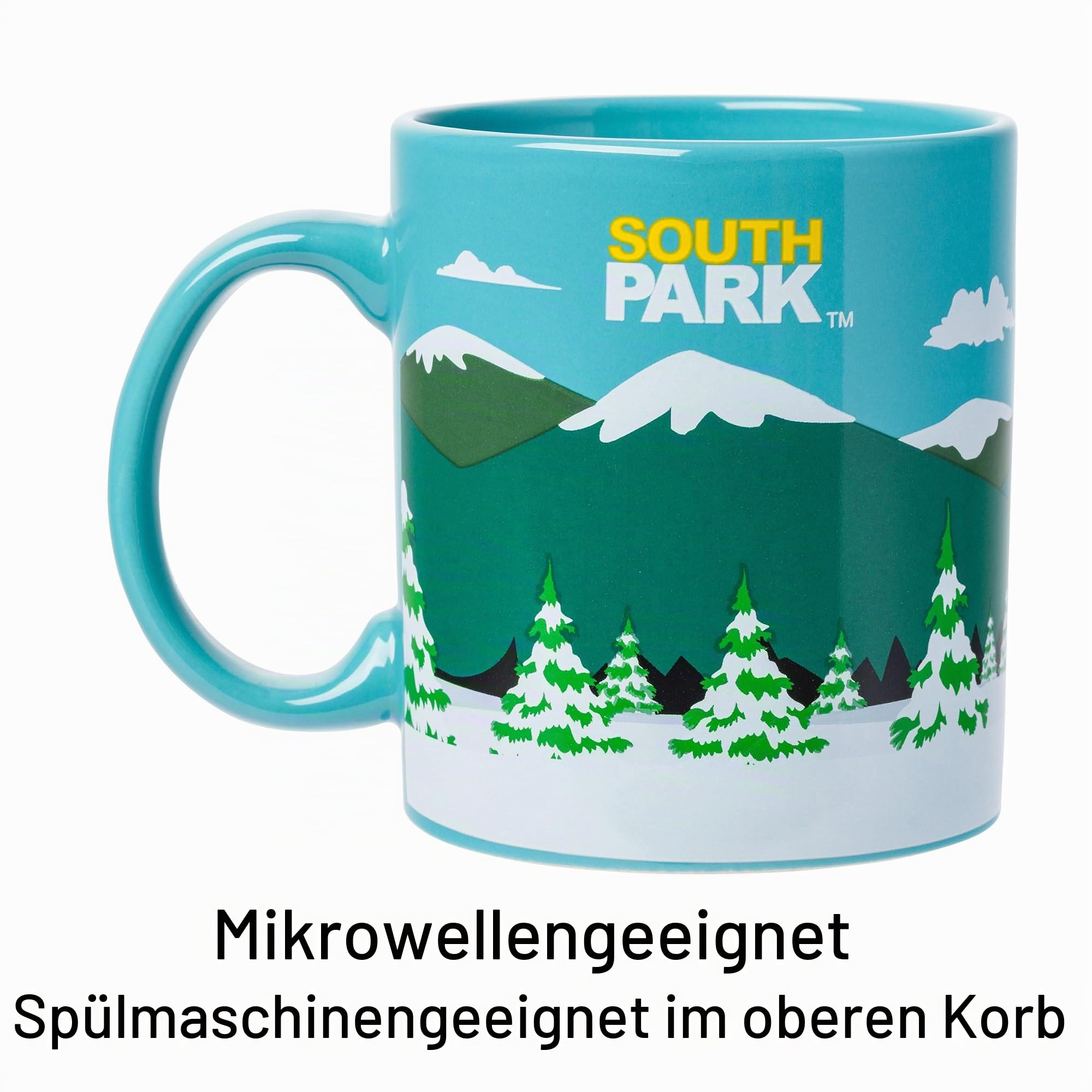 Silver Buffalo South Park Keramiktasse mit Busstop-Motiv, 590 ml