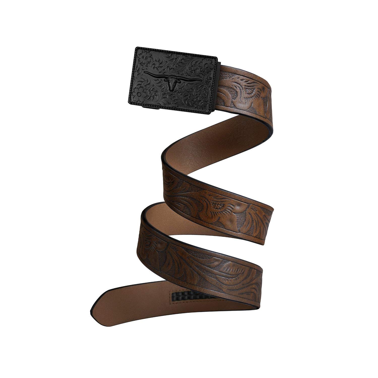 Mission Belt Men's Western Full Grain Leather Ratchet Belt