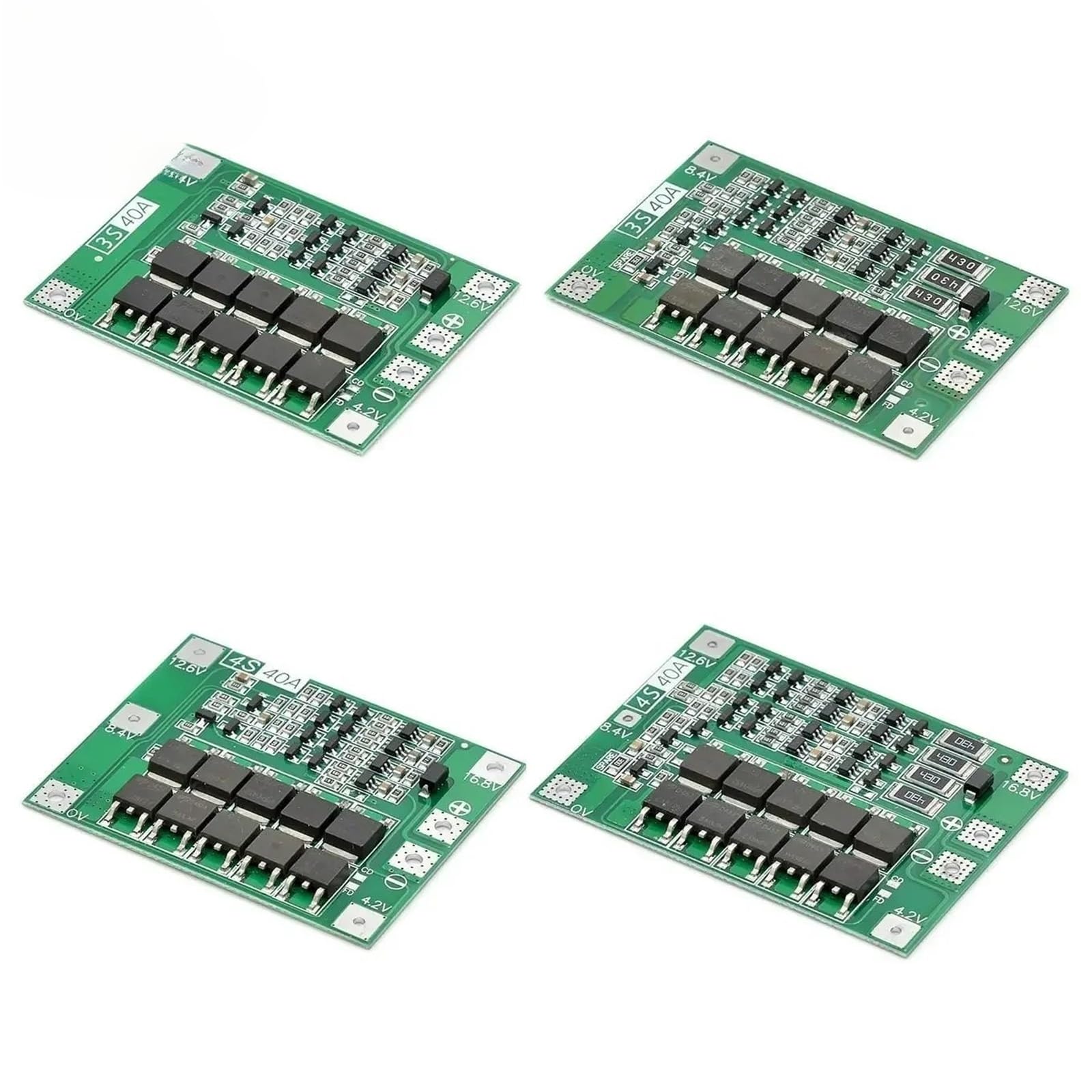 Płyta ochronna do ładowarki akumulatorów litowych 3S/4S 40A 18650 BMS do wiertarki 11,1 V 12,6 V 14,8 V 16,8 V z funkcją poprawy równowagi (3s 60a Balance)