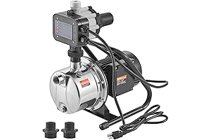 VEVOR 1HP Shallow Well Pump Portable Booster Pumps