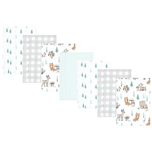 Miniatura 1047 de Hudson Baby - Paños unisex de franela de algodón para bebé, avión, talla única