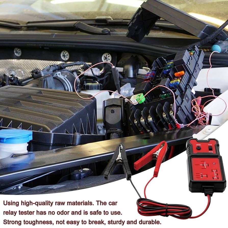 Automotive Relay Tester 12V Auto Diagnostic Tool Kit 4 & 5 Pin