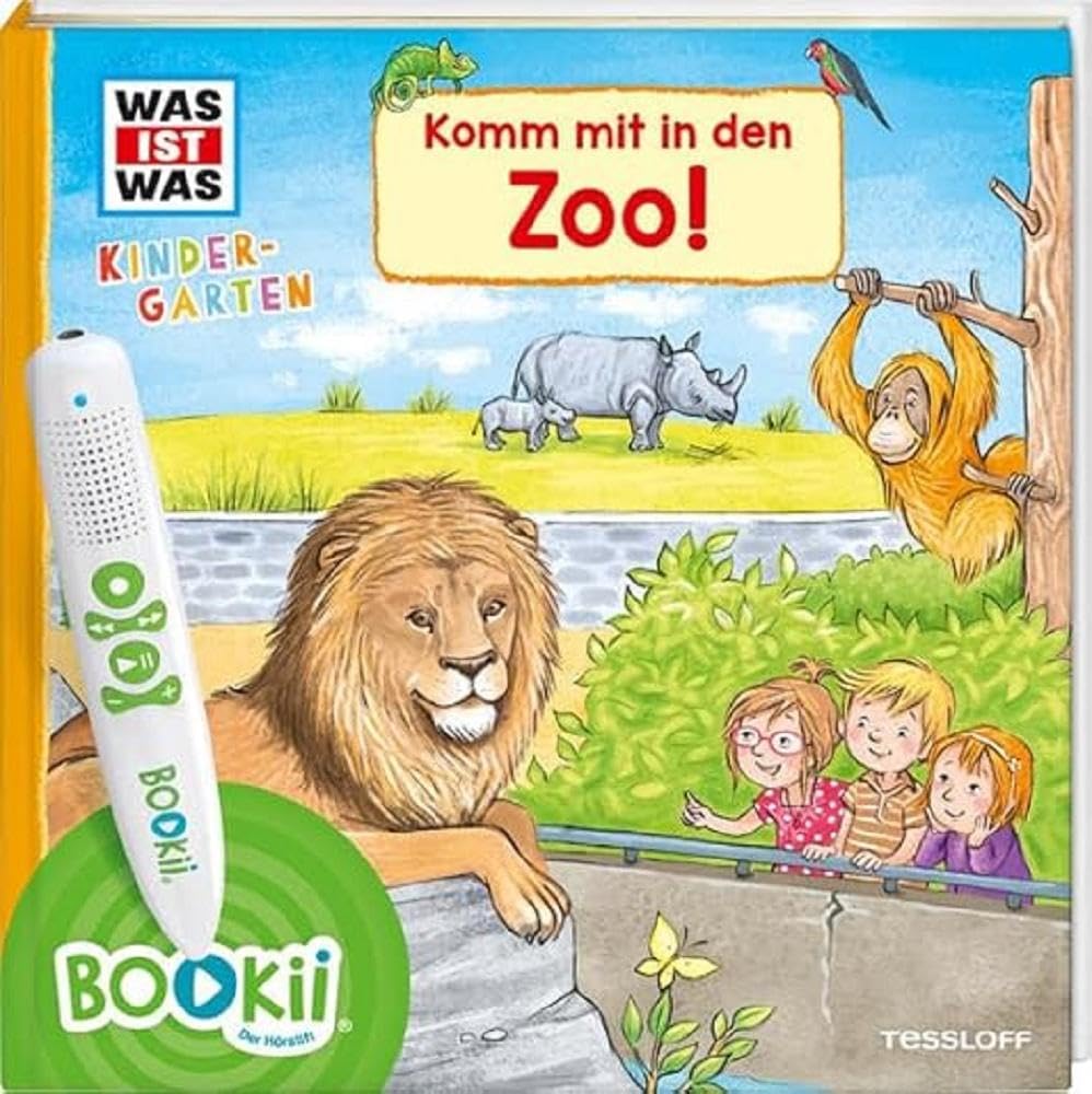 BOOKii® WAS IST WAS Kindergarten Komm mit in den Zoo: Antippen, Spielen, Lernen