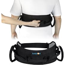 Gear Belt for Seniors, Transfer Belt with Handles, Gate Belt Medical for Elderly, Gear Belt with Anti-Slip Mental Quick Release Buckle, 28-51 Inch Waist - Lifting Belt for Seniors