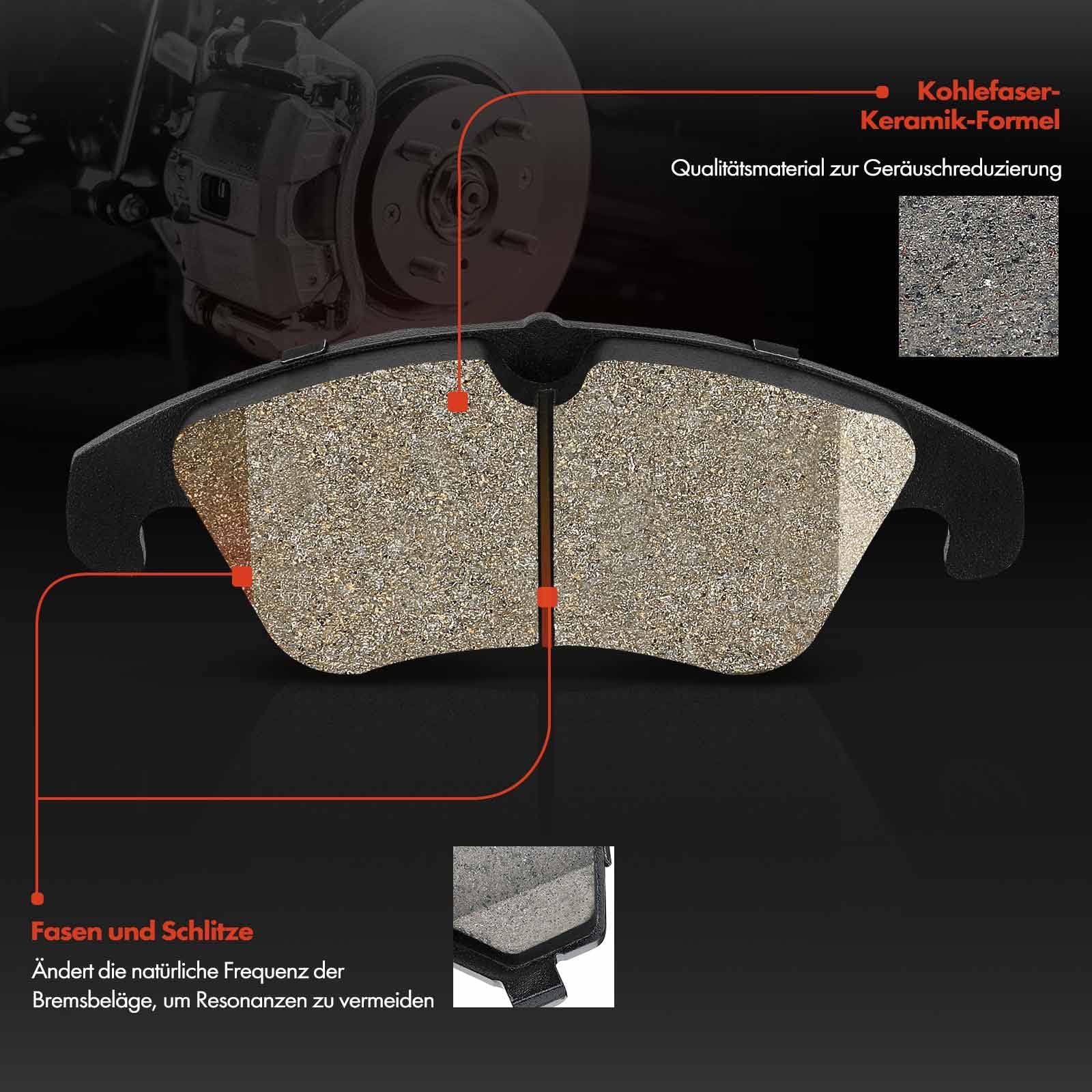 Frankberg Klocki hamulcowe tarcze hamulcowe kompatybilne z A4 2007-2015 A5 przednie wirniki hamulcowe + podkładki hamulcowe 314 mm przedni wirnik zestaw 2 par, zamiennik # 4G0698151AA
