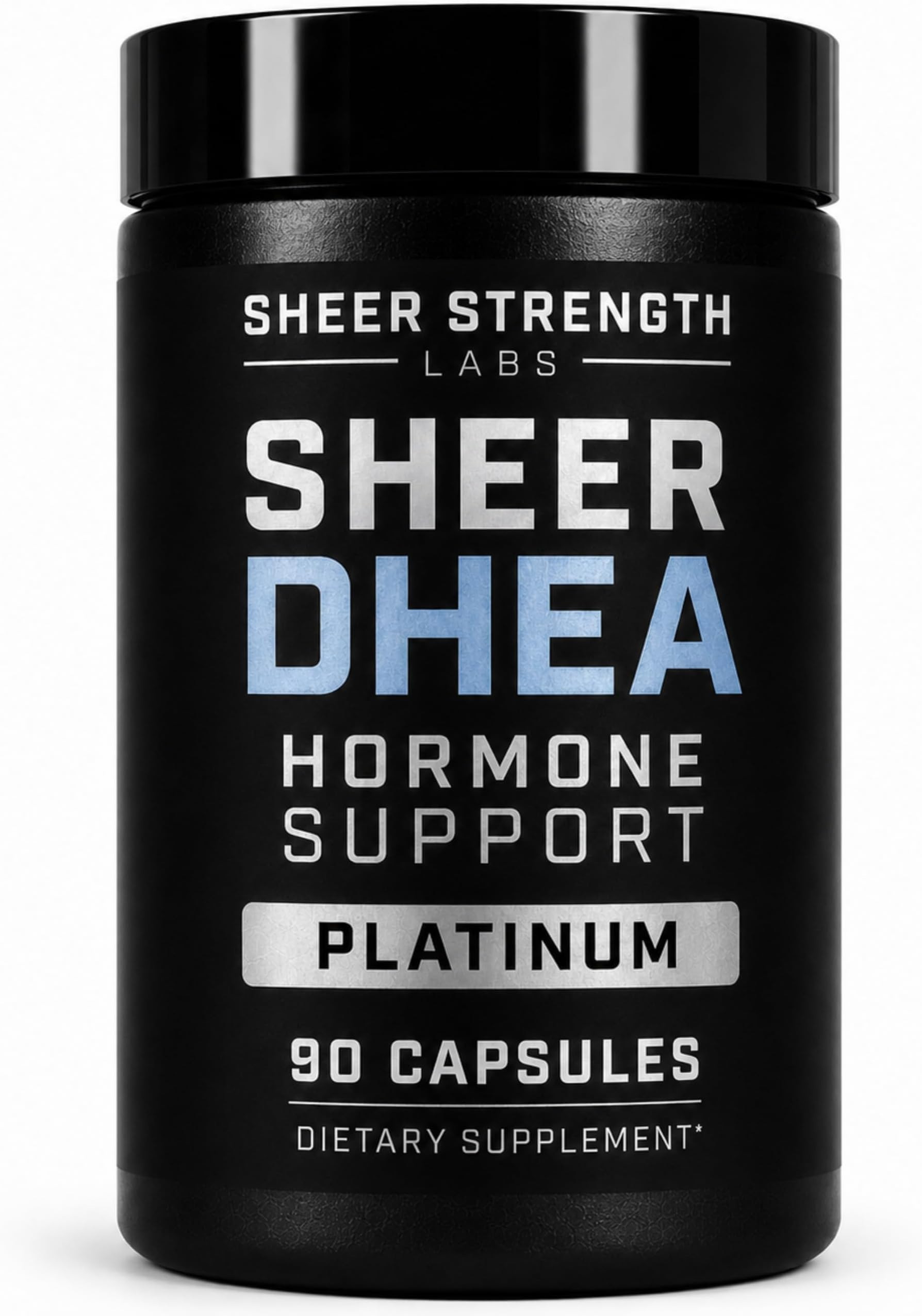DHEA Supplement for Men - DHEA 100mg High Purity for Enhanced Absorption | Sheer DHEA for Strength & Hormone Balance to support a healthy lifestyle. 30 servings. Made in USA. GMP 3rd Party Tested.