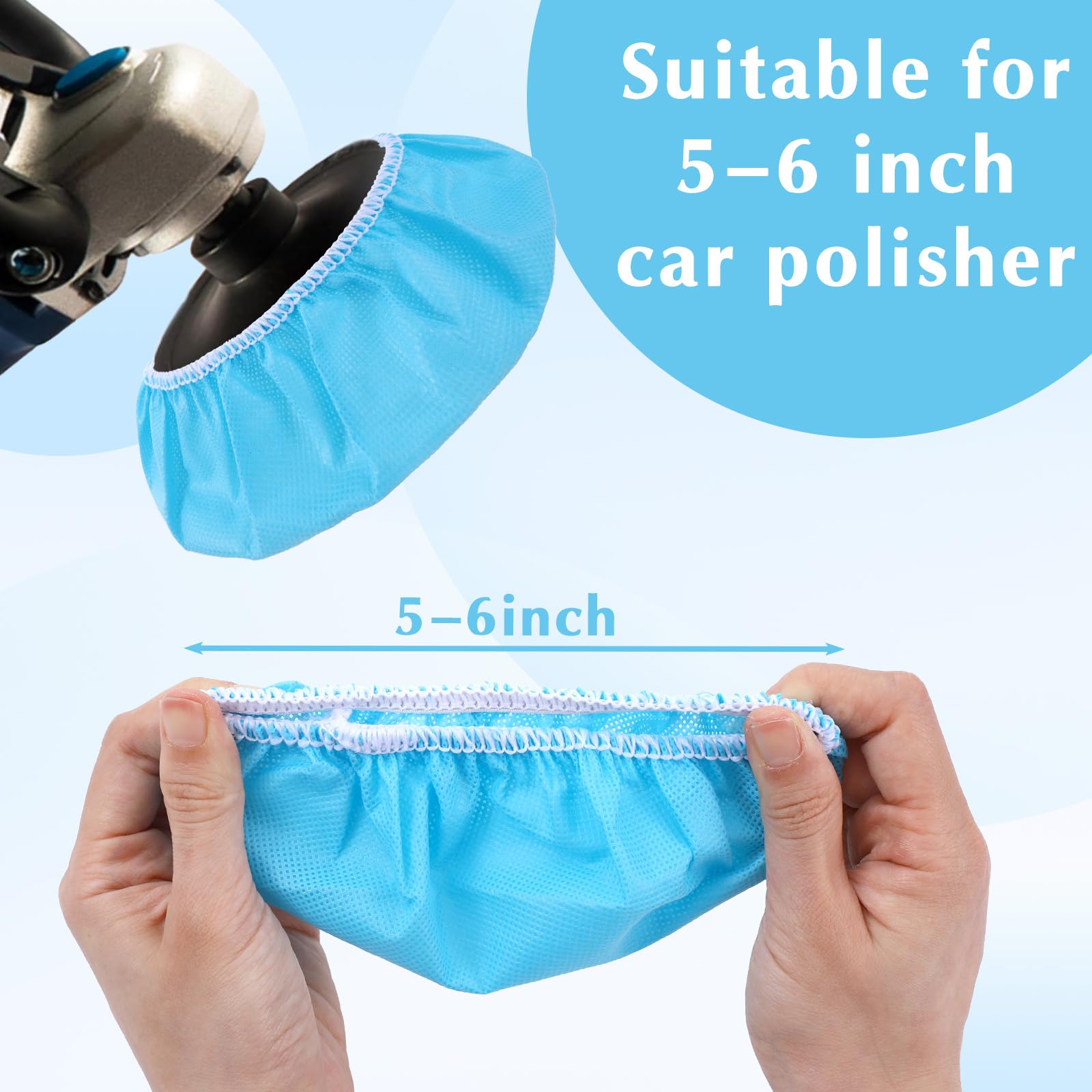 8 sztuk masek polerskich do samochodu Bonnet zestaw podkładek polerskich z miękkiej mikrofibry do masek silnika, bawełnianych masek woskowych, padów polerskich, do wielokrotnego użytku, do woskowania
