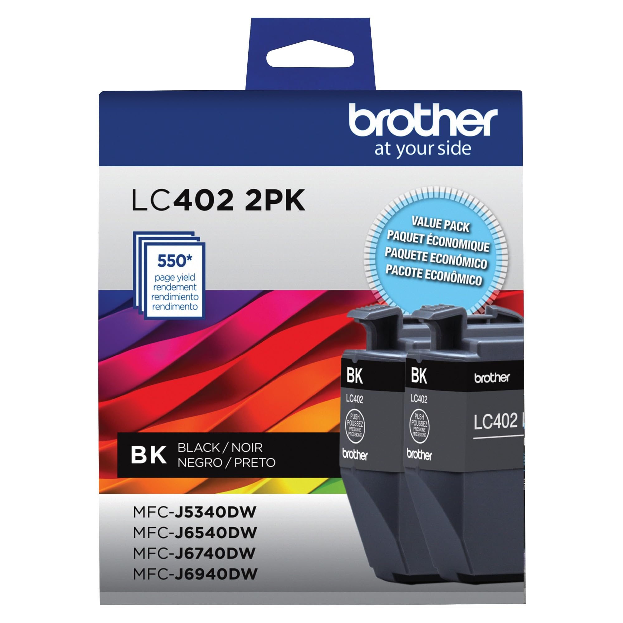 Amazon.co.jp: Brother(ブラザー) 純正 LC402 2パック 標準印刷可能
