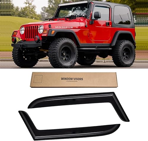 Miniatura 114 de Viseras de ventana para Toyota Camry 2007-2011, protectores de lluvia, deflector de ventilación, sombra humo oscuro 07 2008 2009 2010 11, con cinta