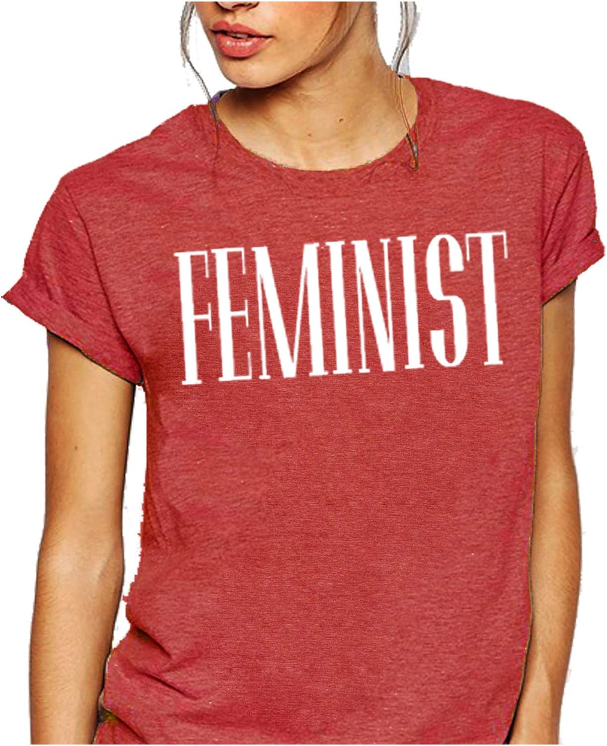 Feminist Shirt (Large, red)