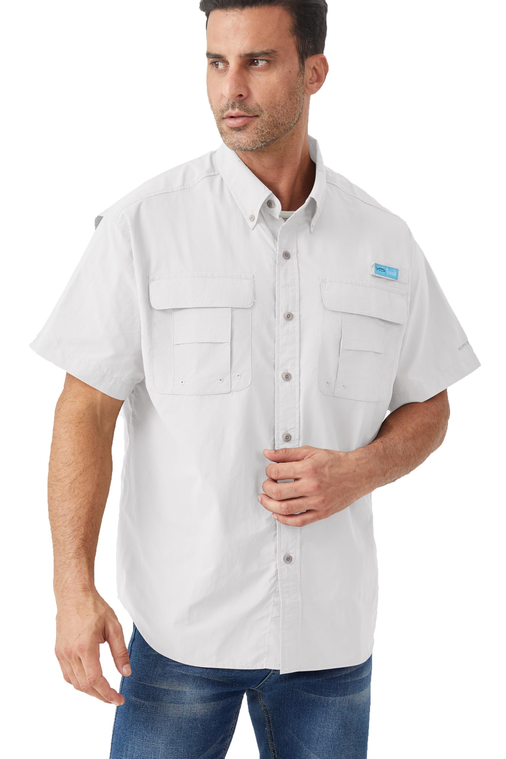 Tuna Men's Fishing Short Sleeve Shirts UPF 50+